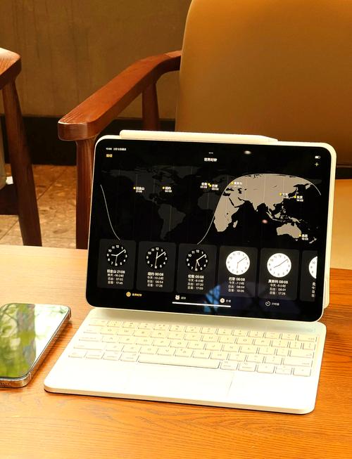 iPad妙控鍵盤 咖啡店的時尚配件與生產力搭檔